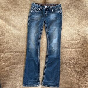28 x 35 Rock Revival Blue Bootcut Jeans